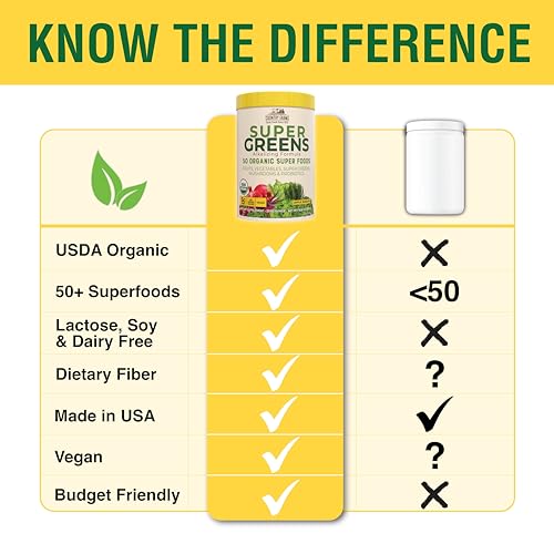 Country Farms Super Greens Natural Flavor, 50 Organic Super Foods