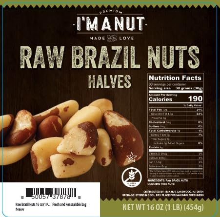 Dry Roasted Brazil Nuts