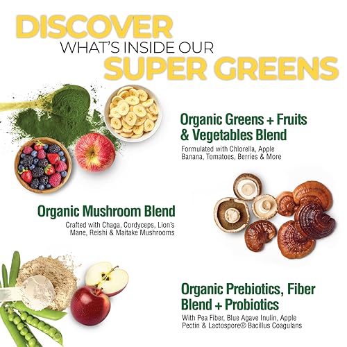 Country Farms Super Greens Natural Flavor, 50 Organic Super Foods