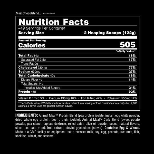 High Calorie Meal Shake