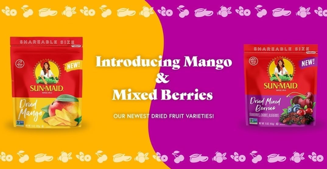 Sun-Maid Specialty Dried Mangos and Mixed Berries