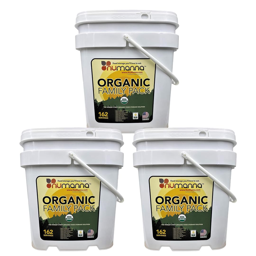 Numanna Freeze Dried USDA Certified Organic Family Pack