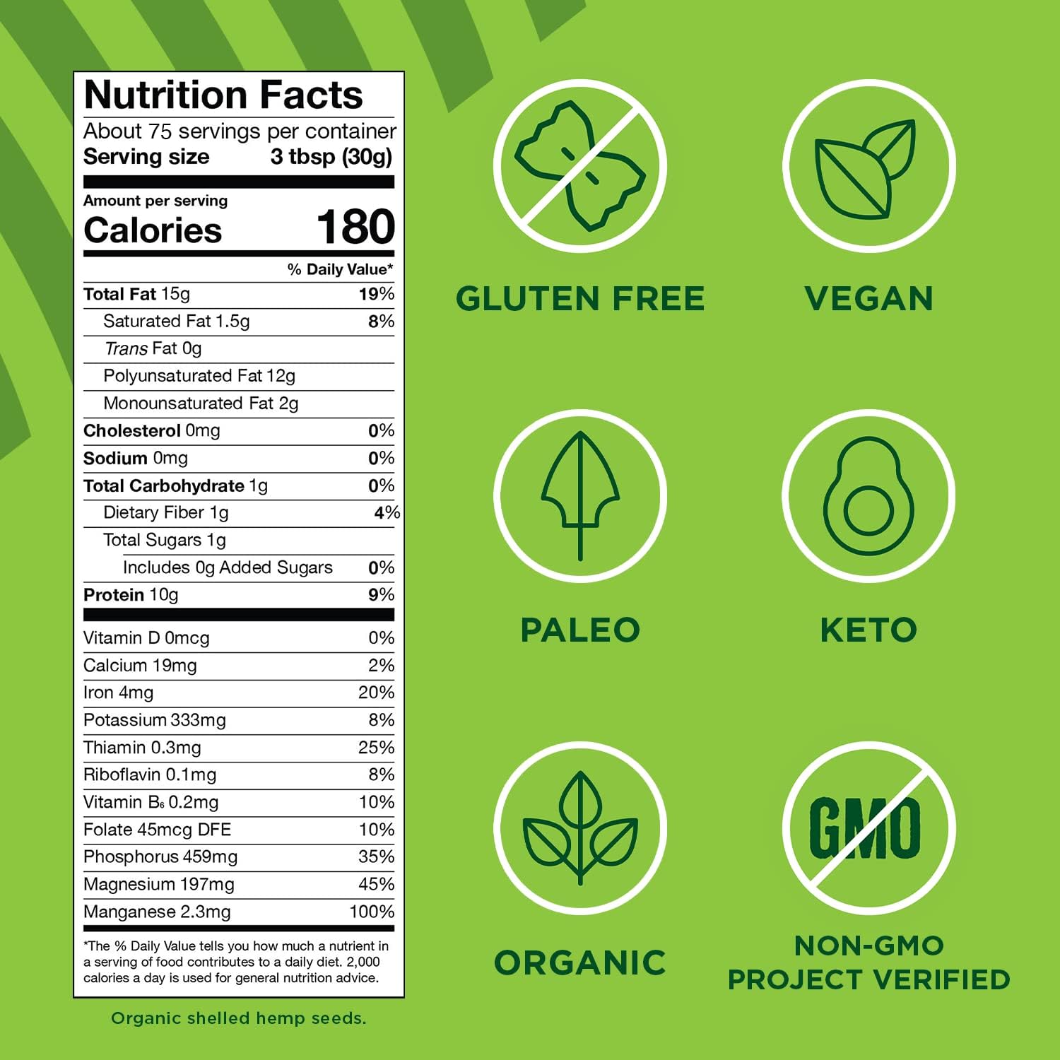 Organic Hemp Hearts