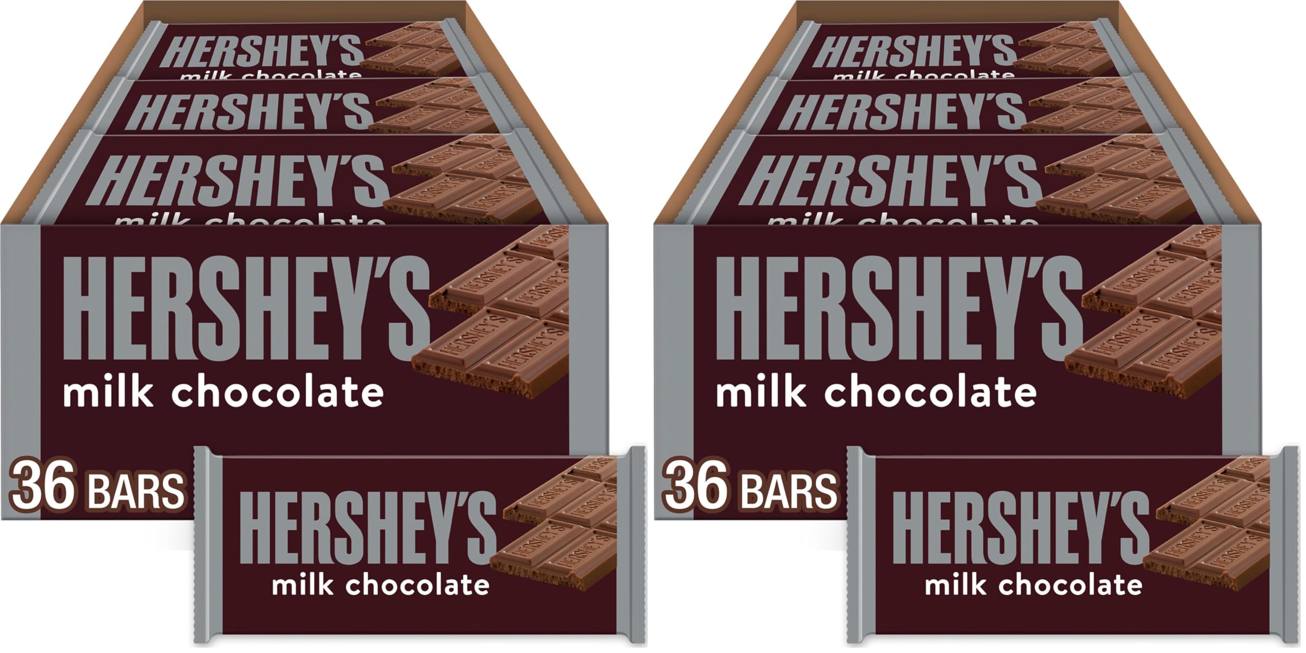 HERSHEY'S Milk Chocolate Candy Bars