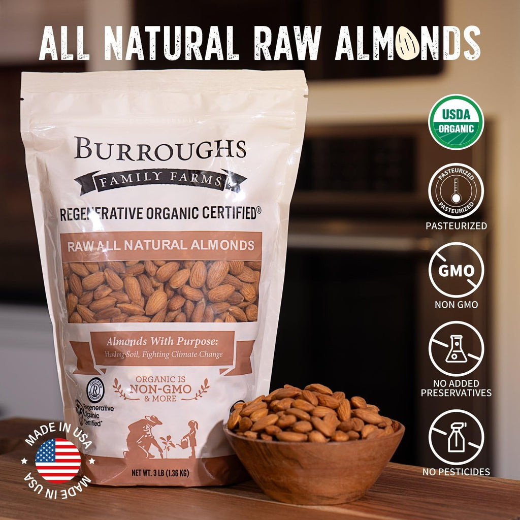 Raw Organic Almonds