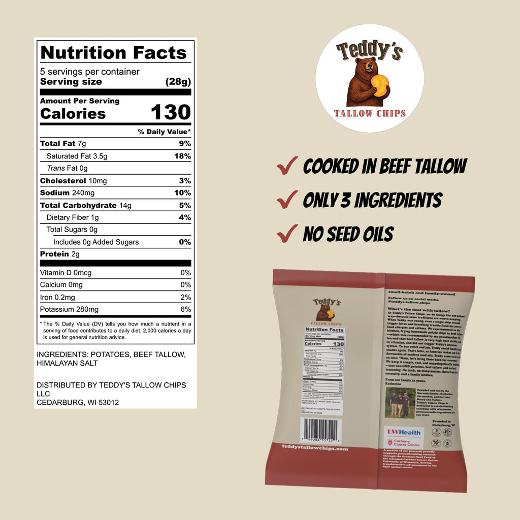 Beef Tallow Potato Chips