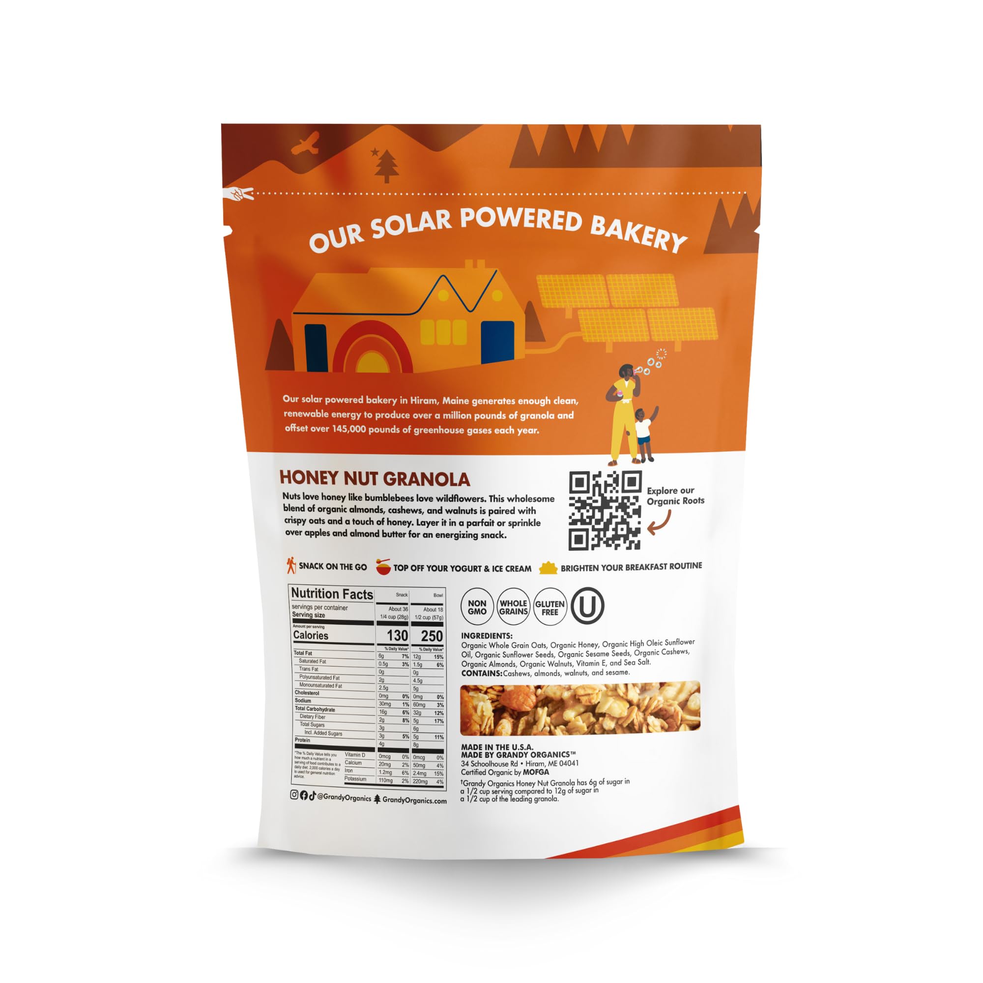 Organic Honey Nut Granola