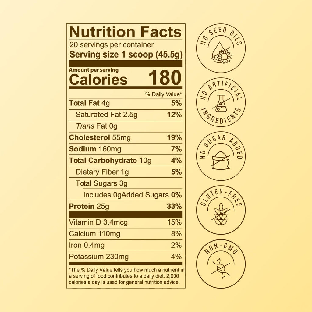 FlavCity Grass Fed Whey Protein Powder