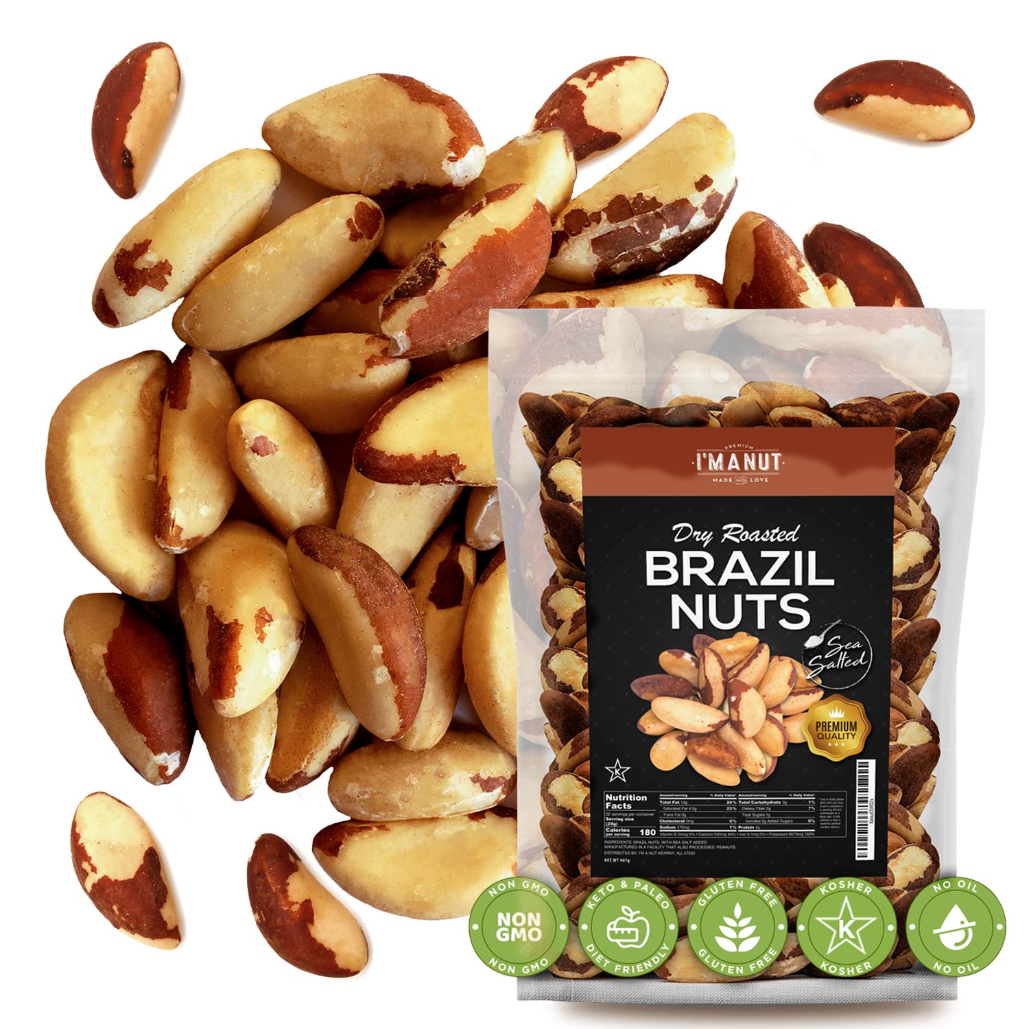 Dry Roasted Brazil Nuts