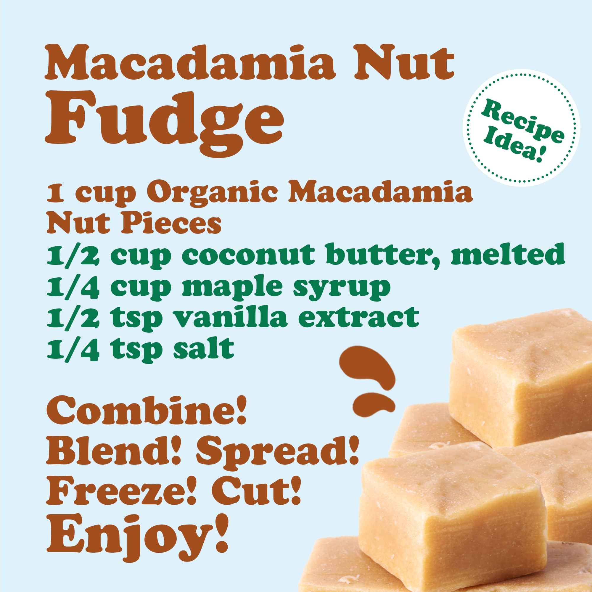 Organic Macadamia Nut Halves & Pieces