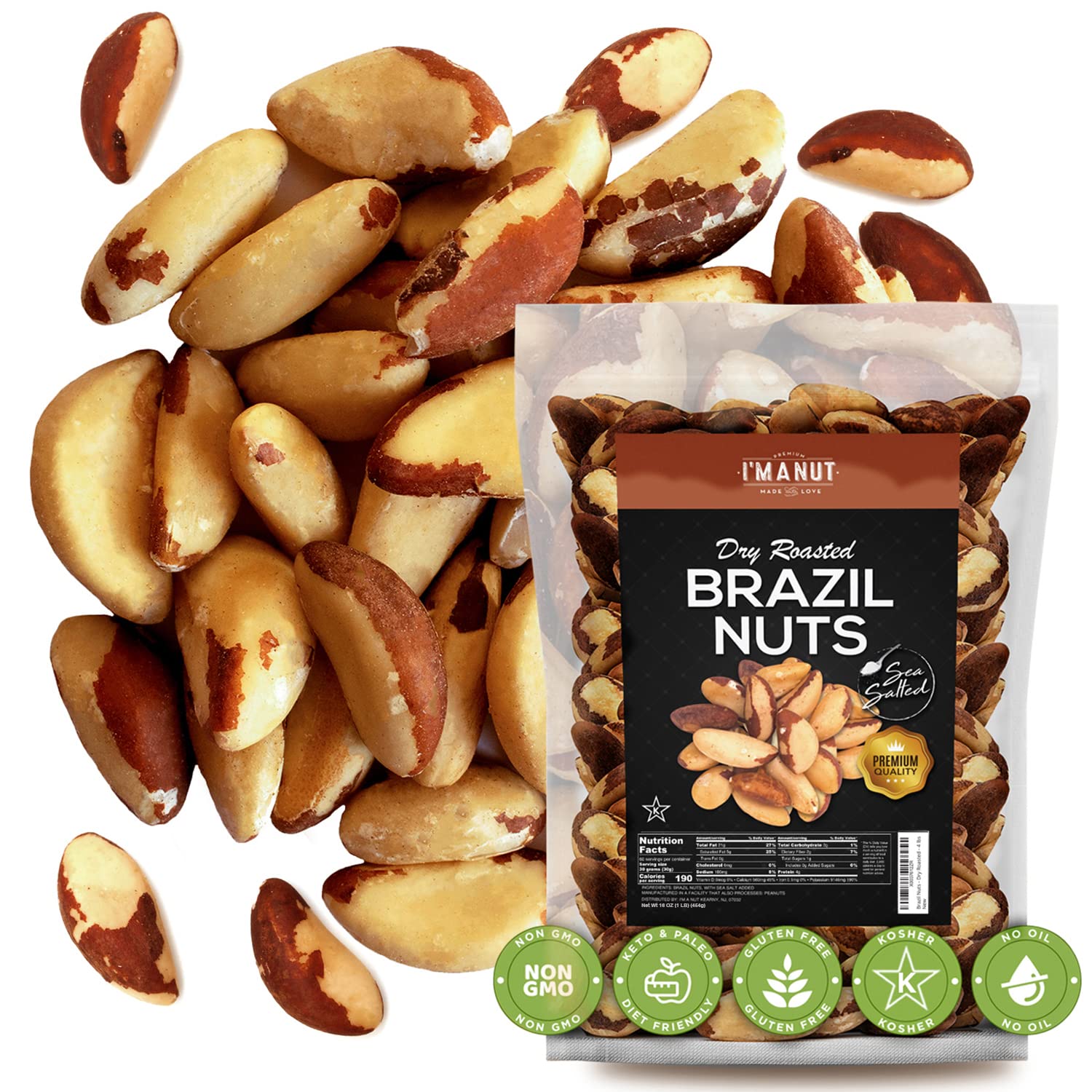 Dry Roasted Brazil Nuts