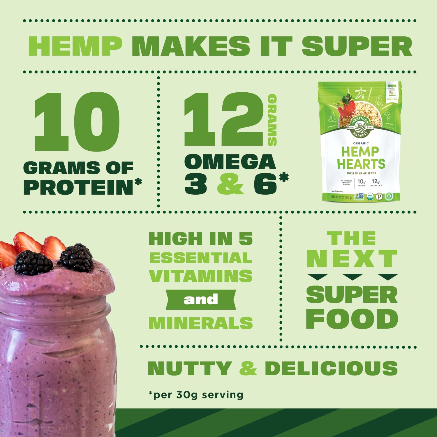 Organic Hemp Hearts