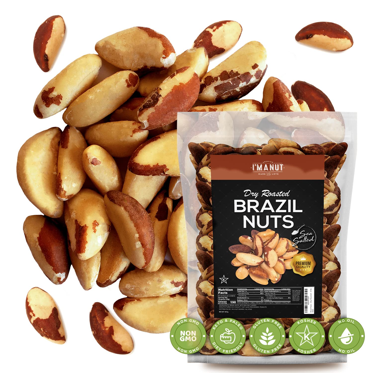 Dry Roasted Brazil Nuts