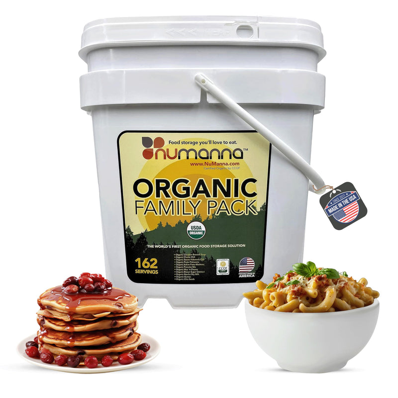 Numanna Freeze Dried USDA Certified Organic Family Pack