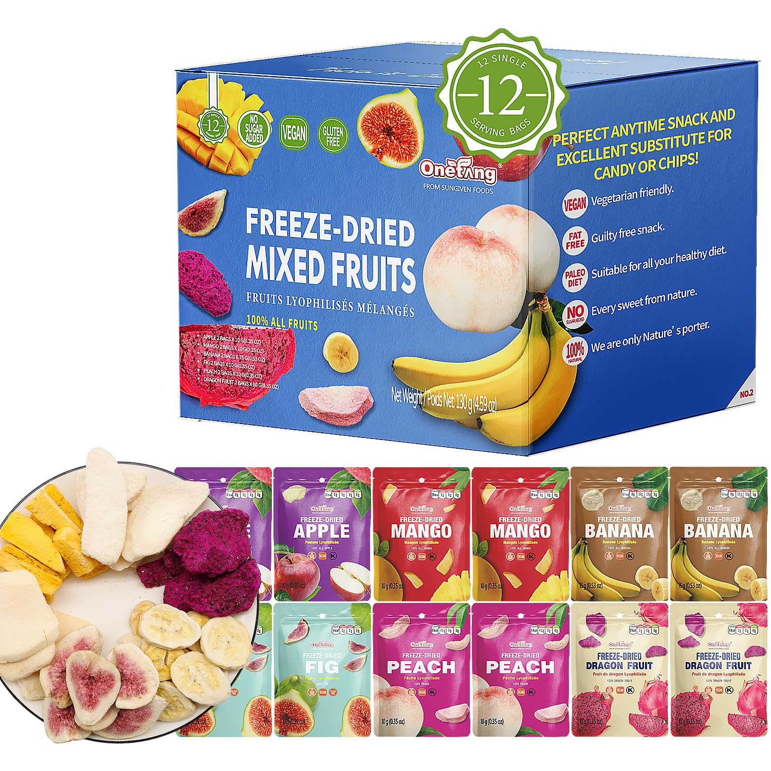 Freeze-Dried Mixed Fruit
