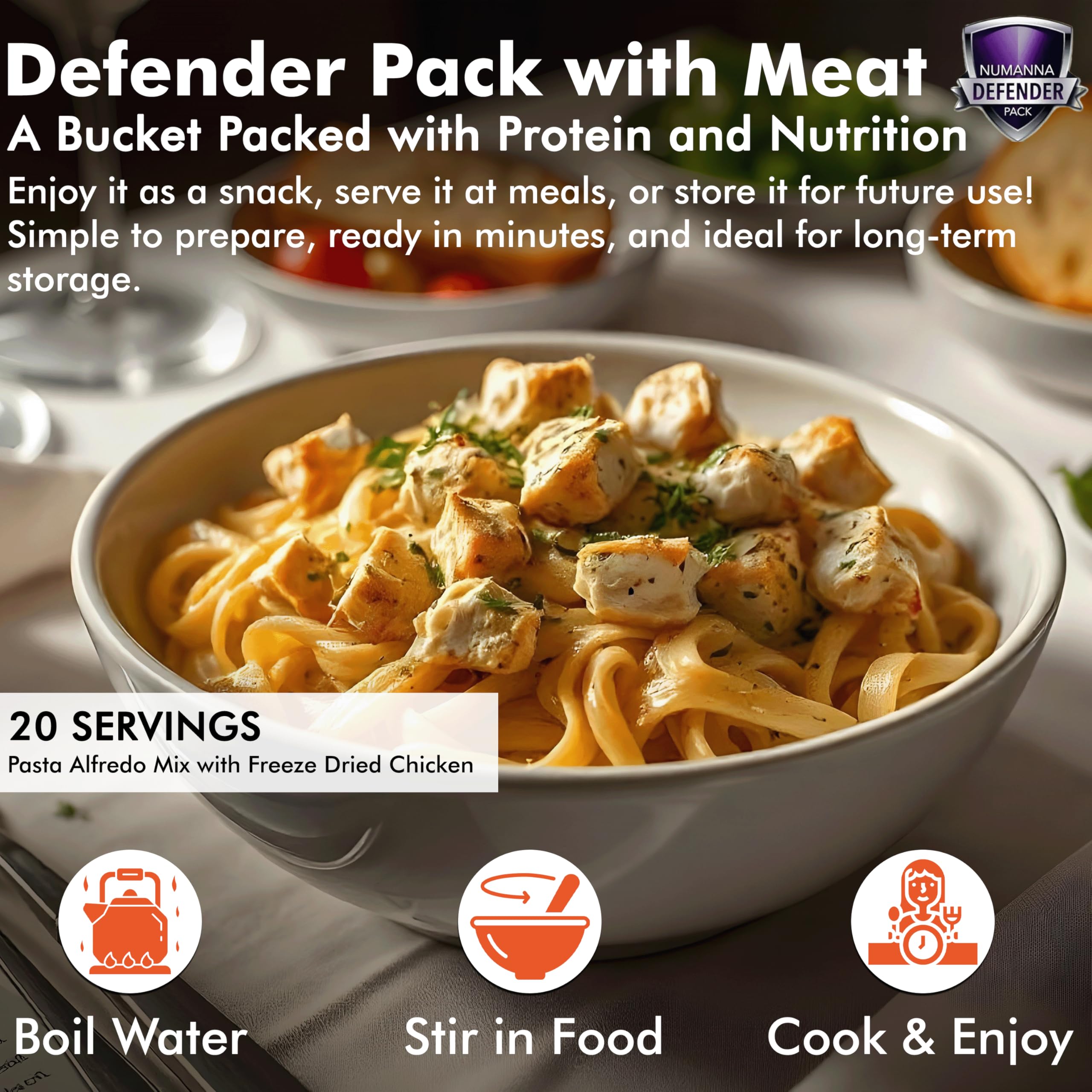 Emergency Food Supply Bucket