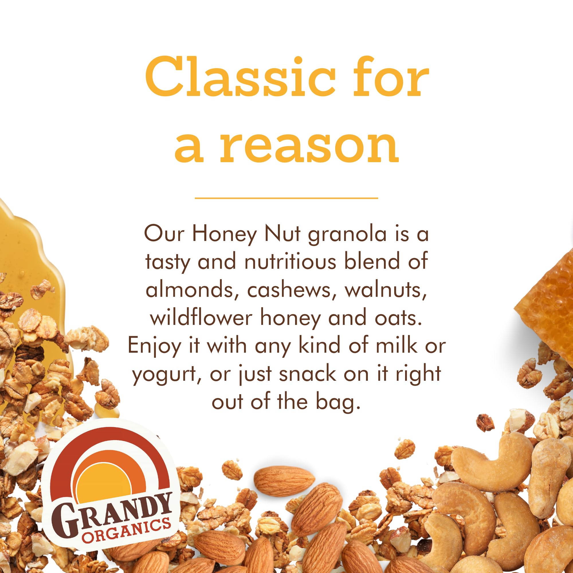Organic Honey Nut Granola