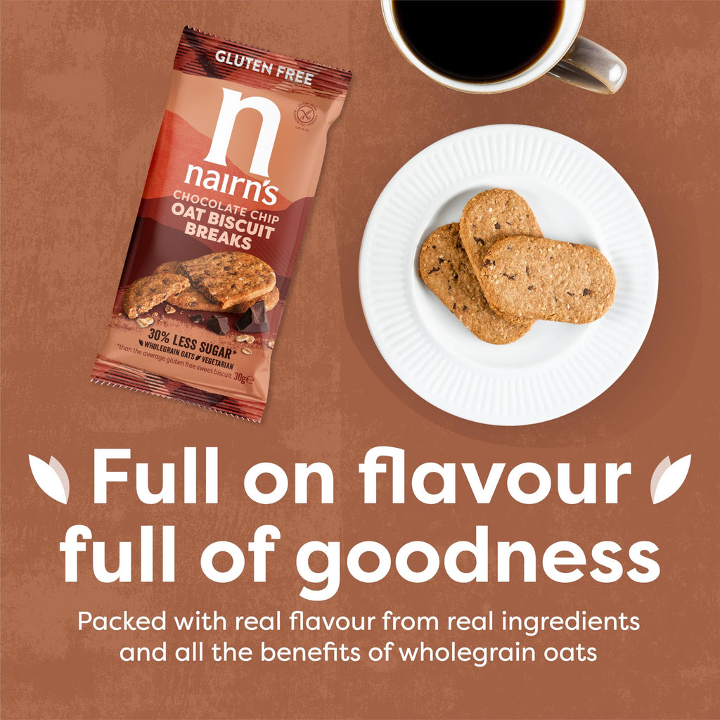 Gluten Free Chocolate Chip Oat Biscuits