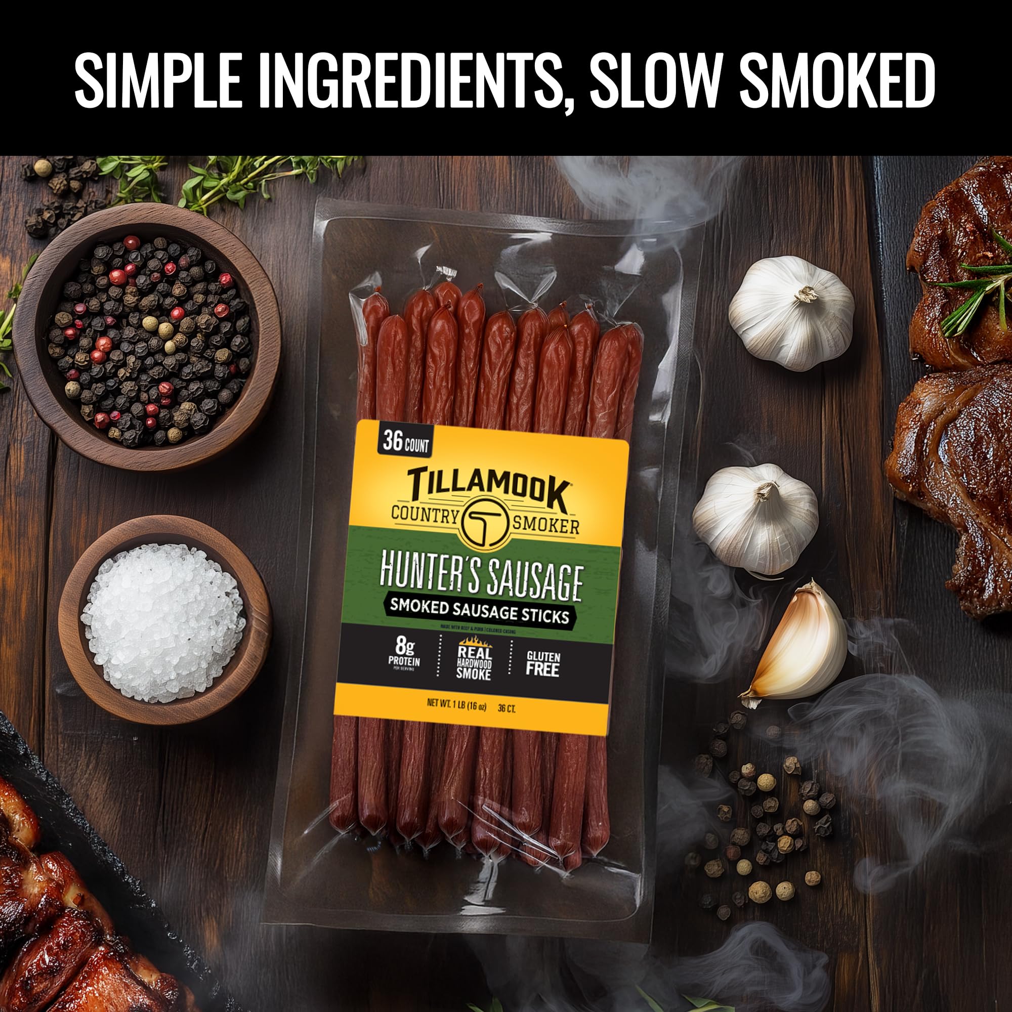 Smoked Hunter's Sausage Sticks