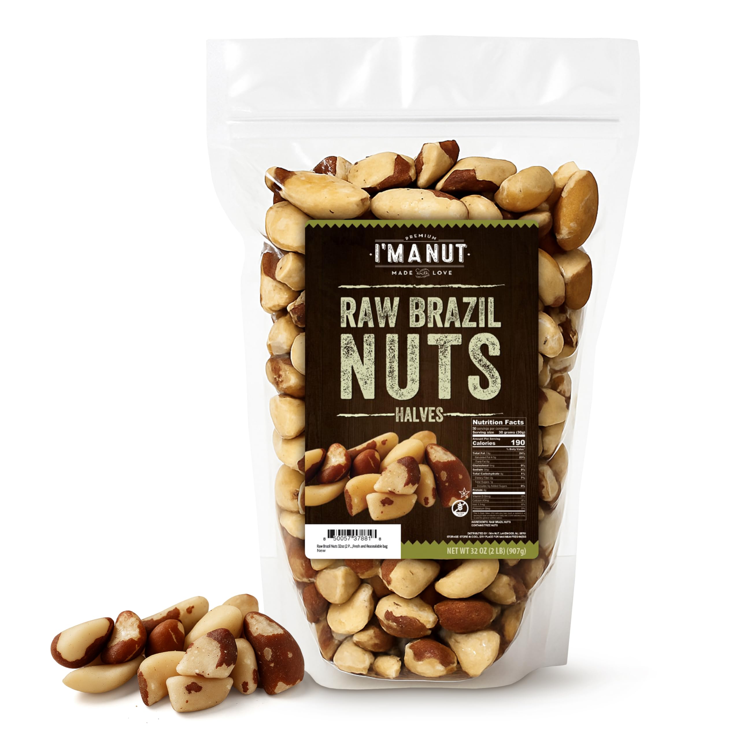 Dry Roasted Brazil Nuts