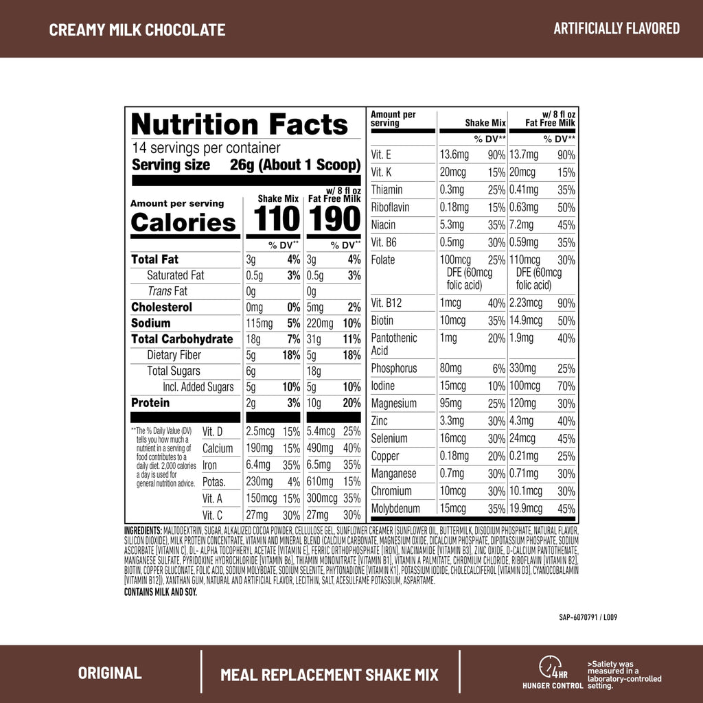 SlimFast Original Meal Replacement Powder