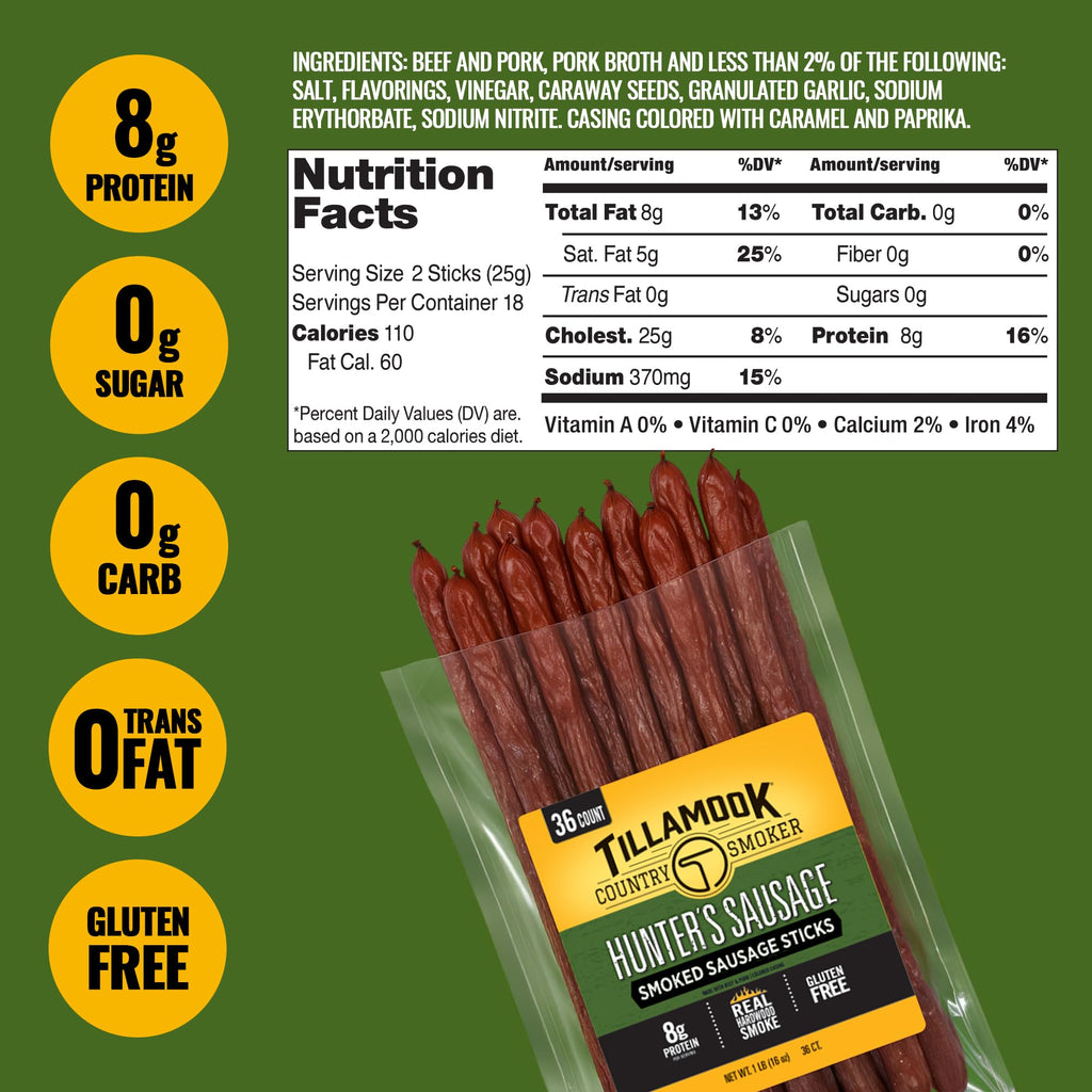 Smoked Hunter's Sausage Sticks
