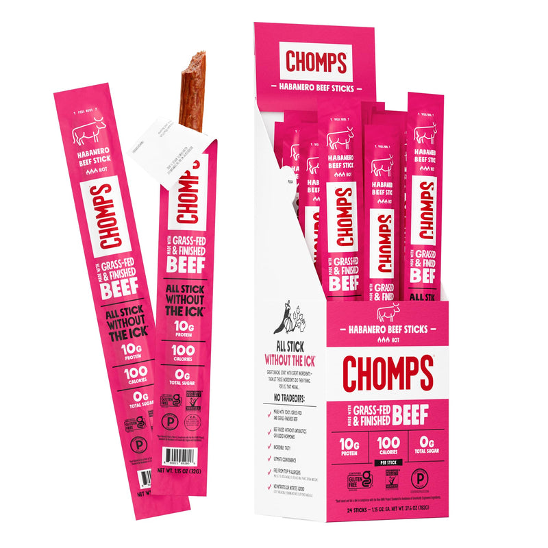 CHOMPS Original Beef Jerky Snack Sticks